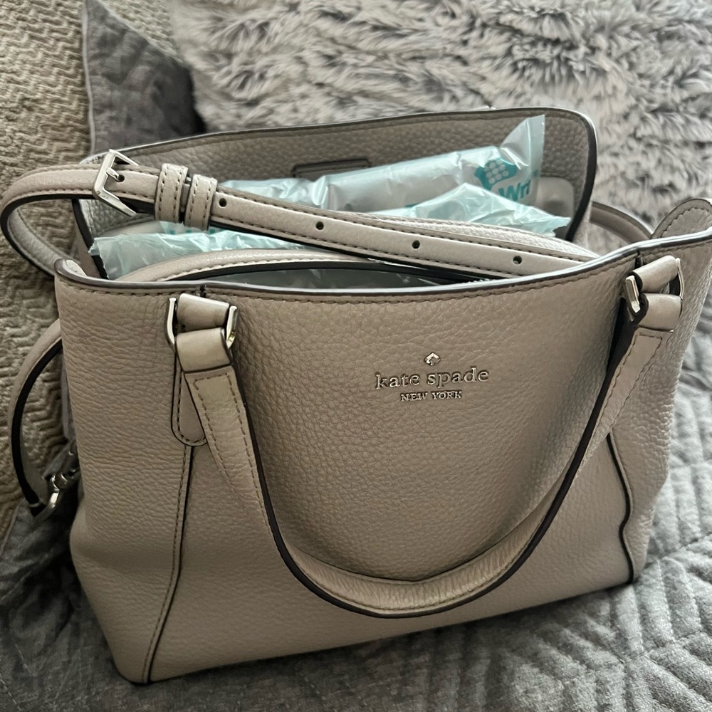 Kate Spade ♠️ Jackson, Medium Triple Compartment Satchel Crossbody Bag - Picture 1 of 12